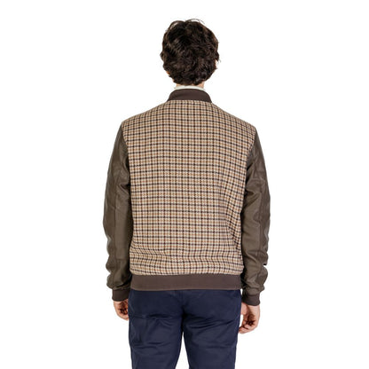 Gianni Lupo Braune Polyesterjacken und -mäntel