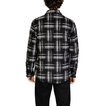 Gianni Lupo Schwarze Polyesterjacken und -mäntel