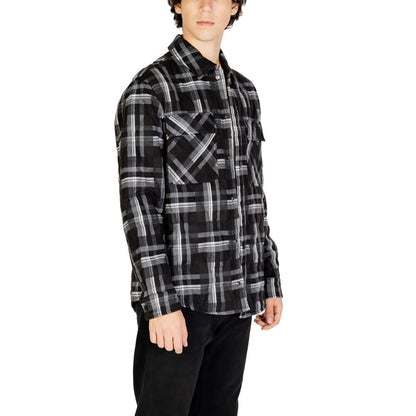 Gianni Lupo Schwarze Polyesterjacken und -mäntel