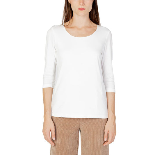 Street One Langarmshirt aus Baumwolle in Creme