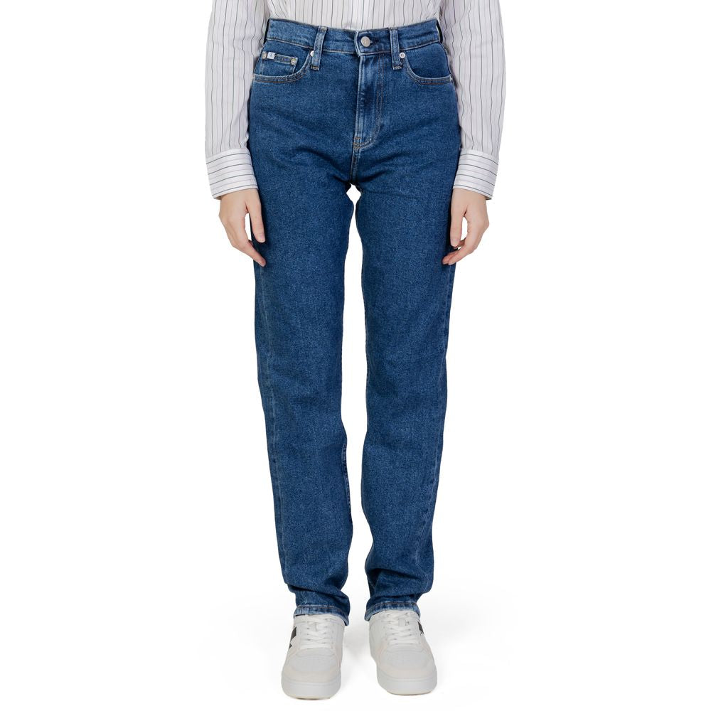 Calvin Klein Jeans – Blaue Slim-Fit-Jeans aus Baumwolle