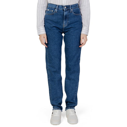 Calvin Klein Jeans – Blaue Slim-Fit-Jeans aus Baumwolle