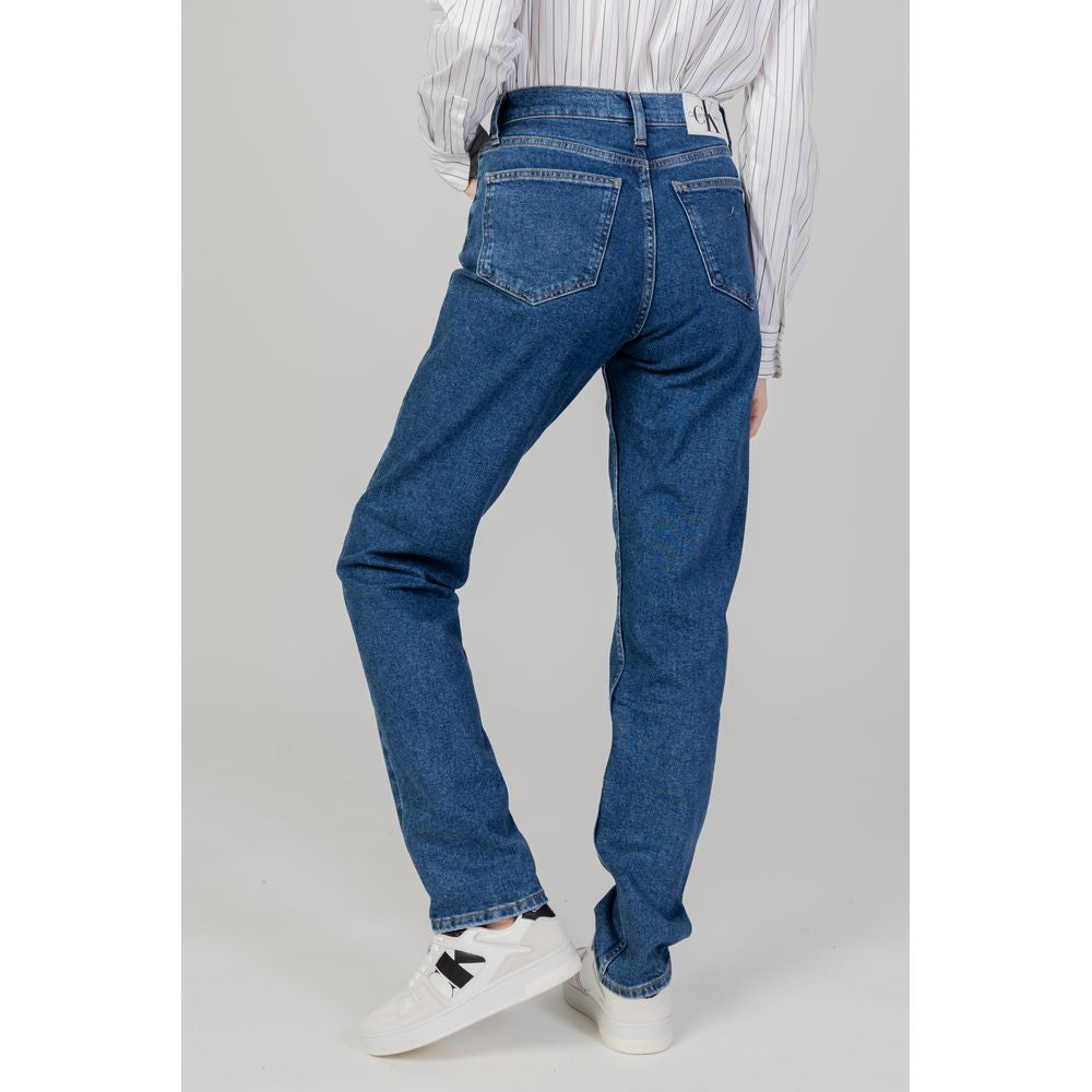 Calvin Klein Jeans – Blaue Slim-Fit-Jeans aus Baumwolle