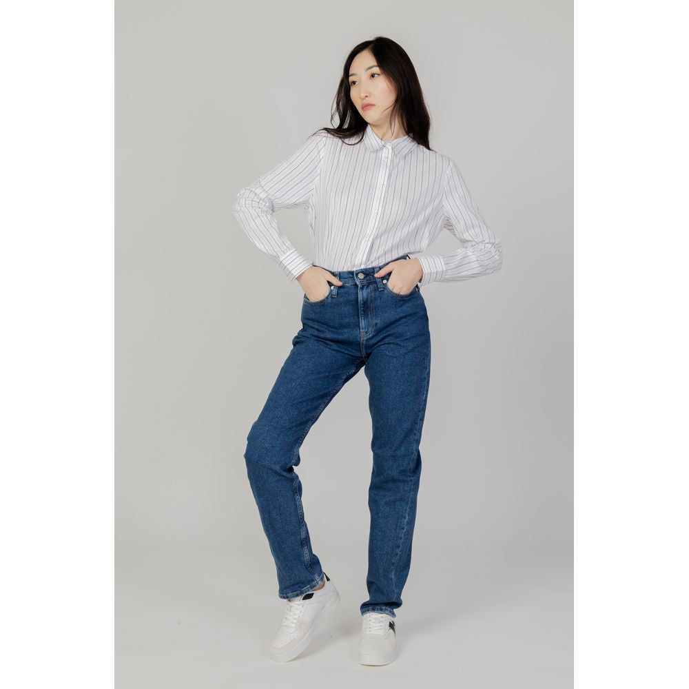 Calvin Klein Jeans – Blaue Slim-Fit-Jeans aus Baumwolle