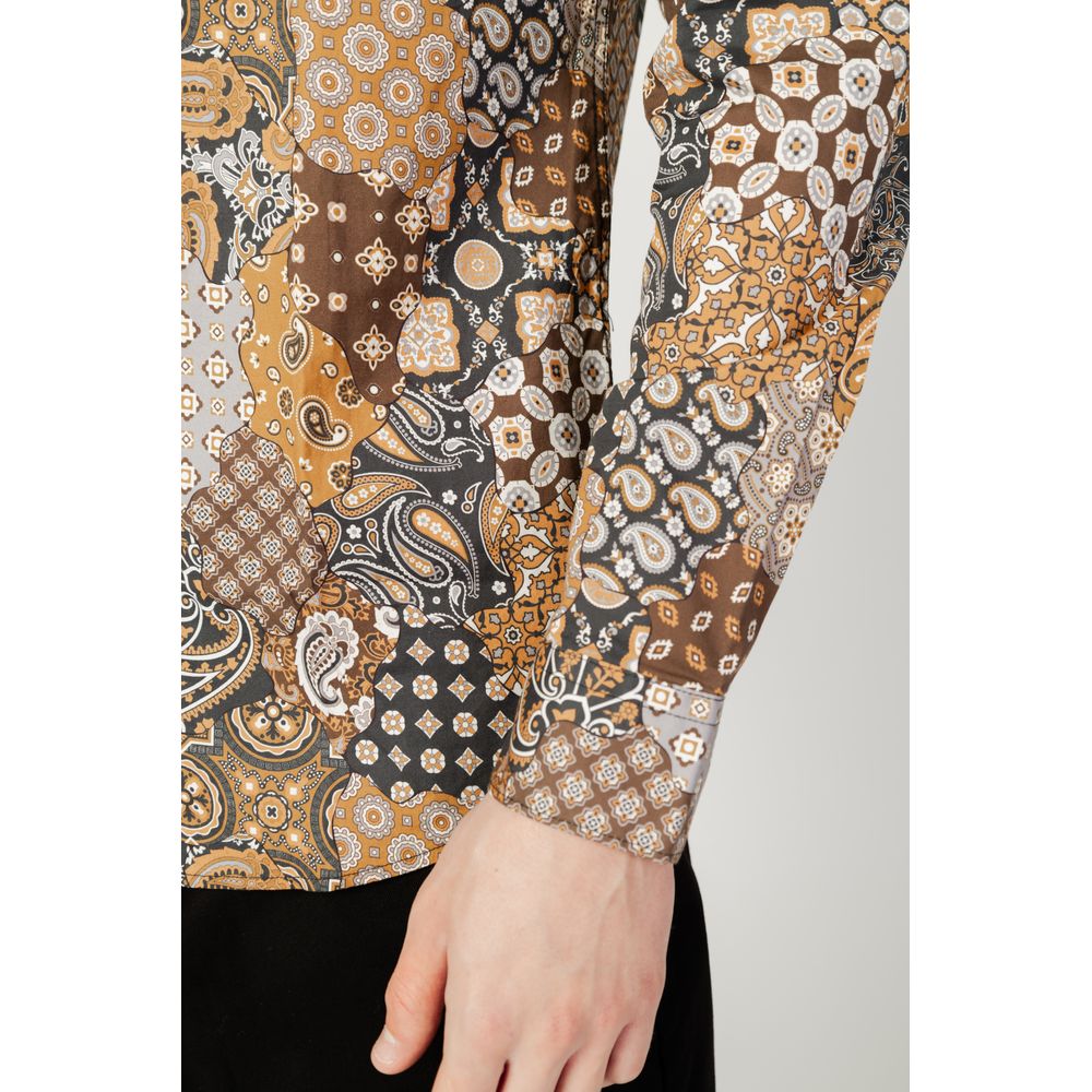 Beiges Baumwollhemd von Gianni Lupo