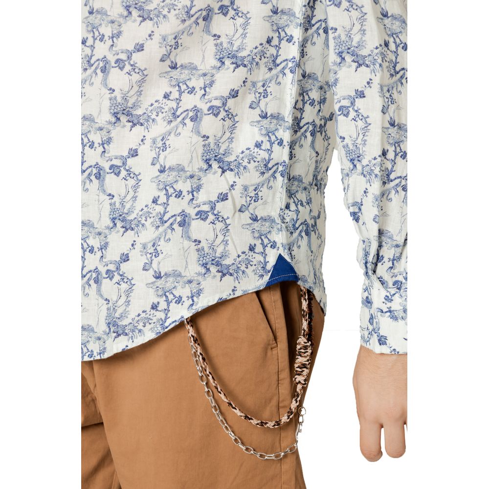 Gianni Lupo – Blaues Leinenhemd