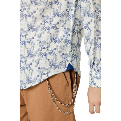 Gianni Lupo – Blaues Leinenhemd