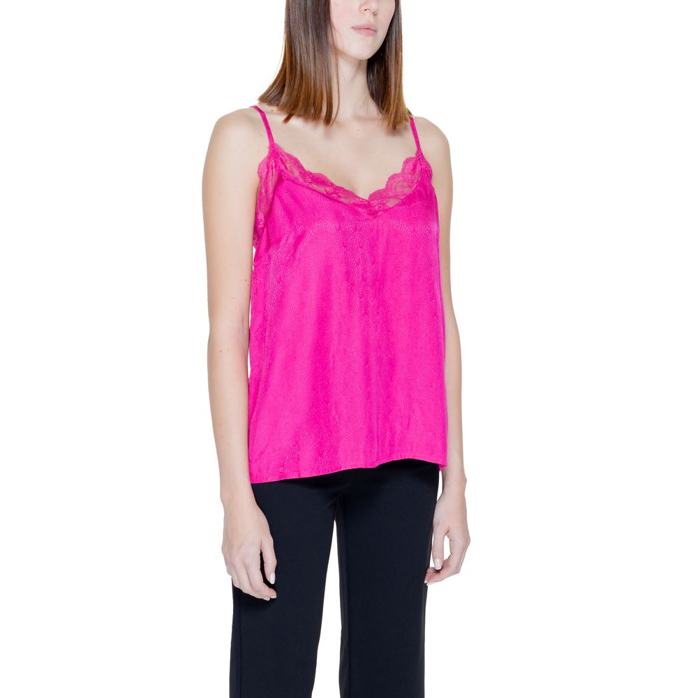 Vila Clothes – Rosa Viskose-Tanktop