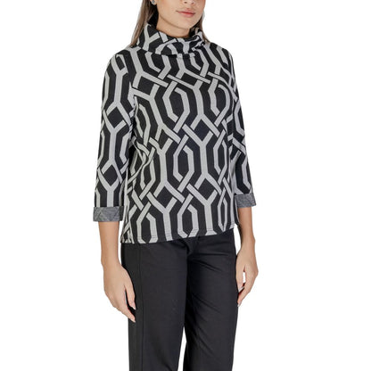 Street One Schwarzer Polyesterpullover