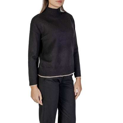 Street One Schwarzer Polyesterpullover