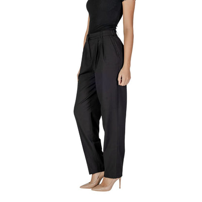 Vila Clothes Schwarze Polyesterhose