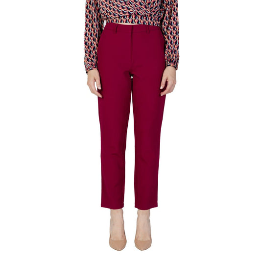 Vila Clothes Bordeaux Polyesterhose