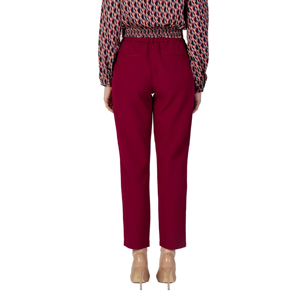 Vila Clothes Bordeaux Polyesterhose