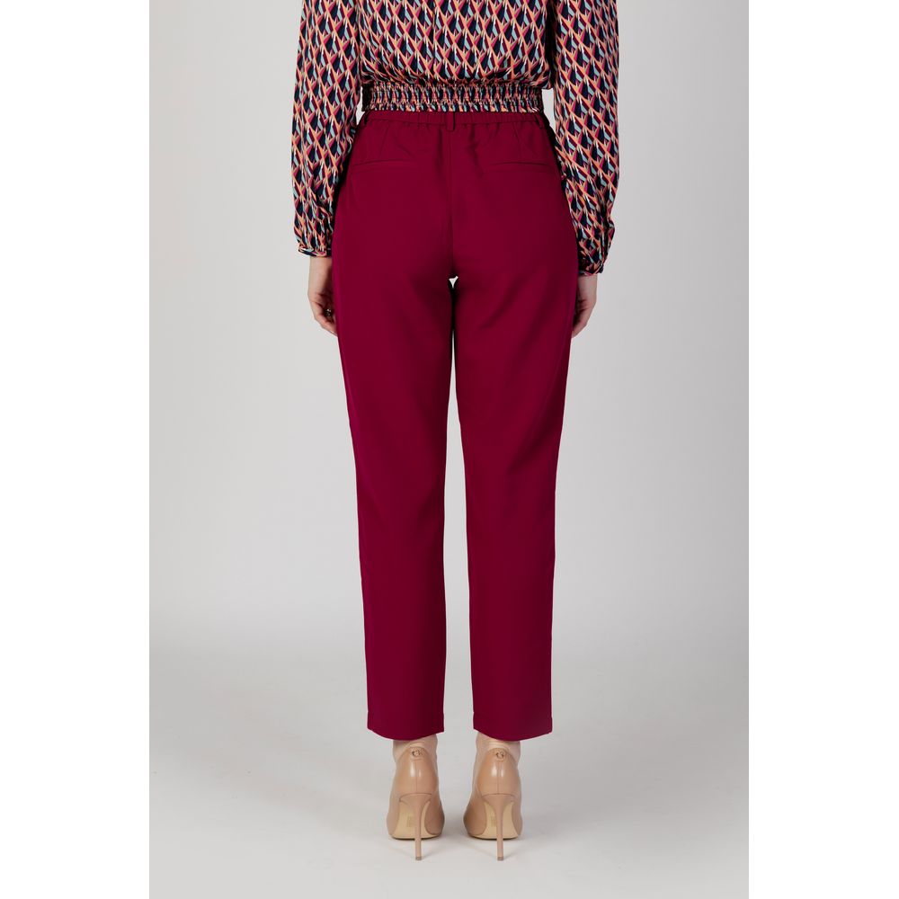 Vila Clothes Bordeaux Polyesterhose