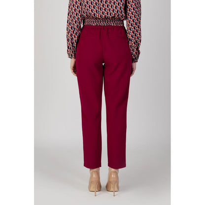 Vila Clothes Bordeaux Polyesterhose