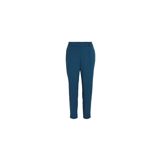 Vila Clothes Blaue Polyesterhose