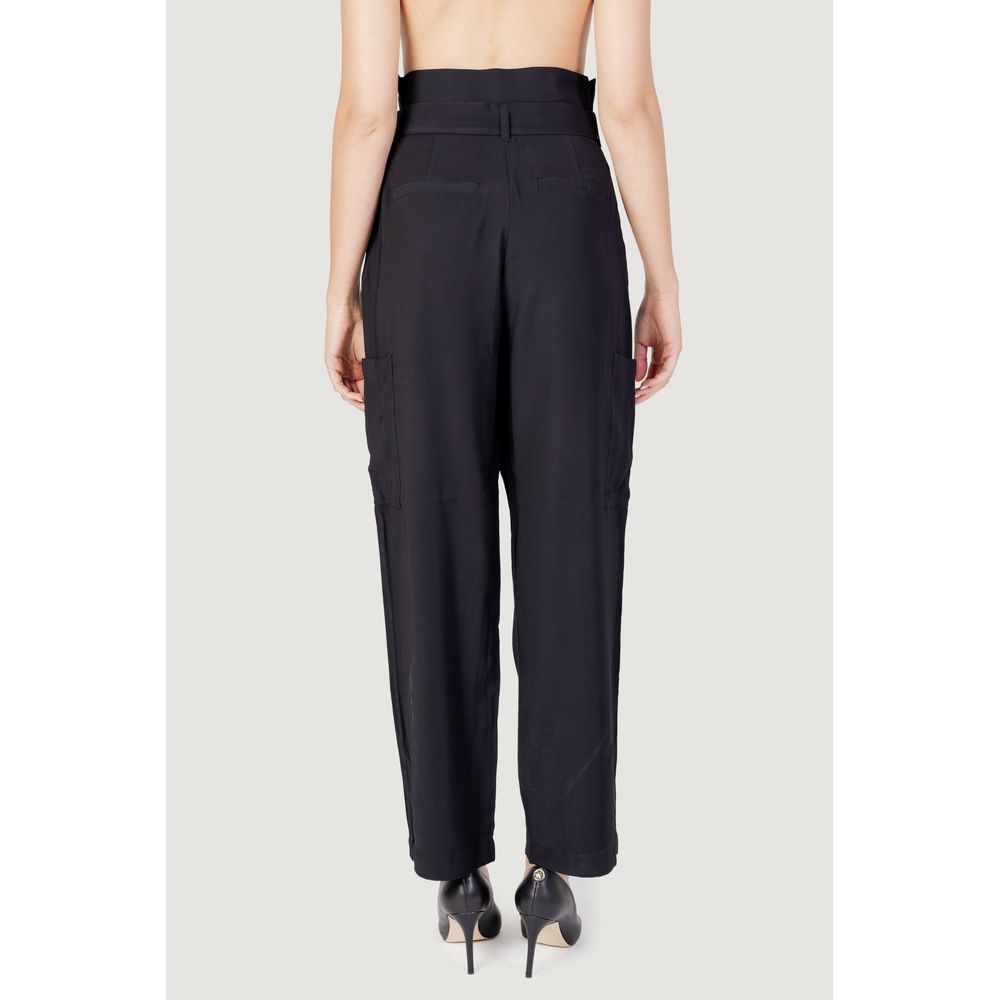Vila Clothes – Schwarze Viskosehose