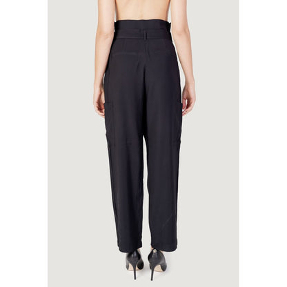 Vila Clothes – Schwarze Viskosehose