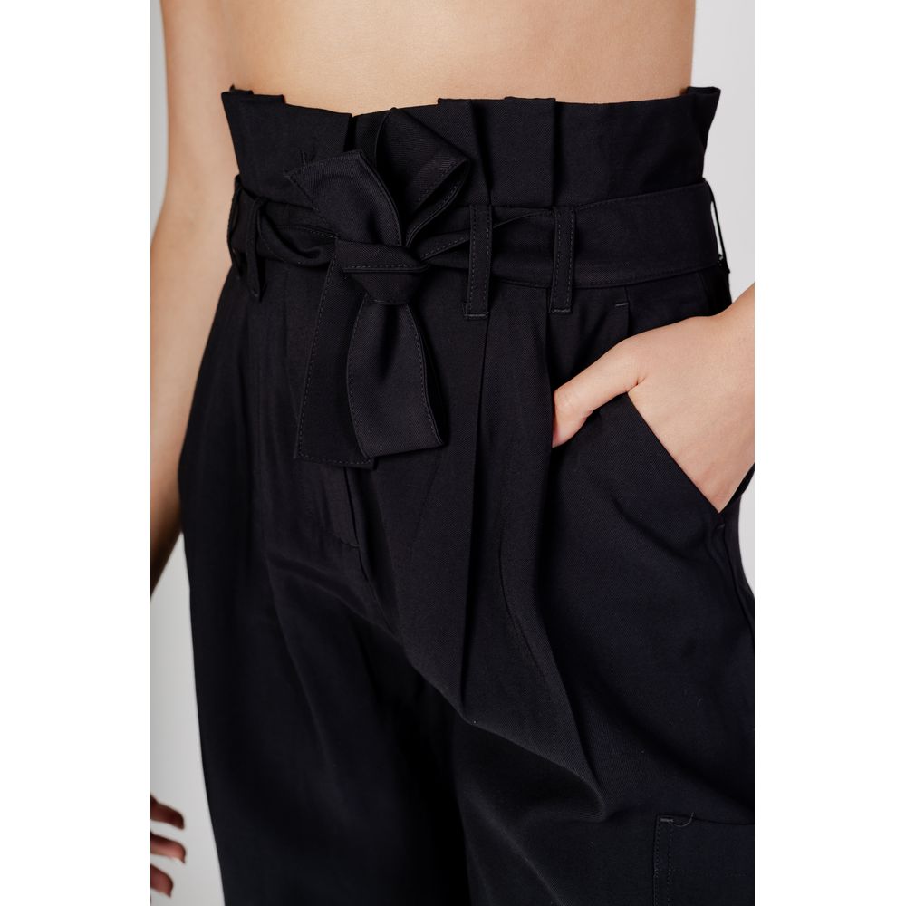 Vila Clothes – Schwarze Viskosehose