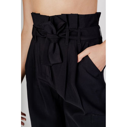 Vila Clothes – Schwarze Viskosehose