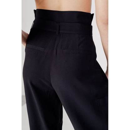 Vila Clothes – Schwarze Viskosehose