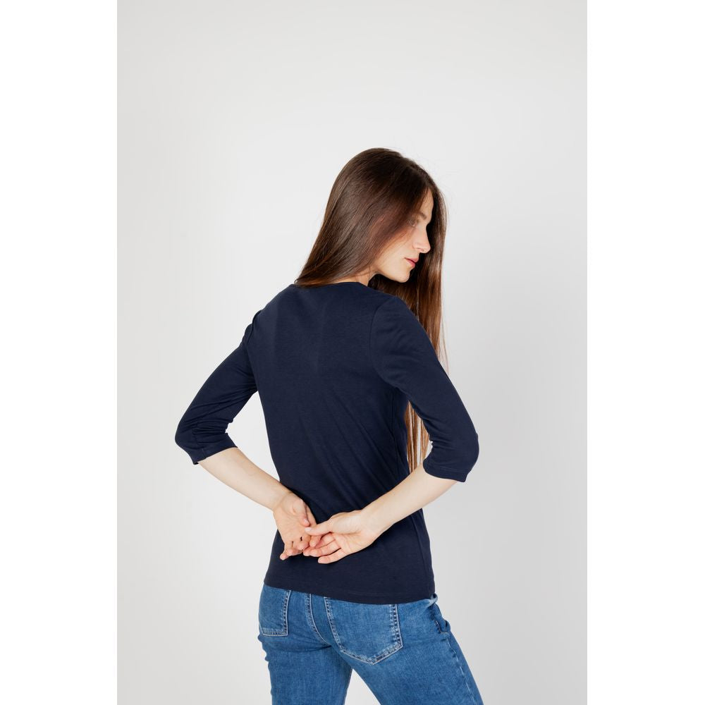 Street One Blaues Langarmshirt aus Baumwolle