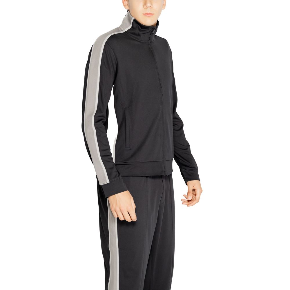 Calvin Klein Sport – Schwarzes Sweatshirt aus recyceltem Polyester