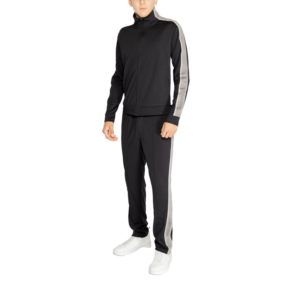Calvin Klein Sport – Schwarzes Sweatshirt aus recyceltem Polyester