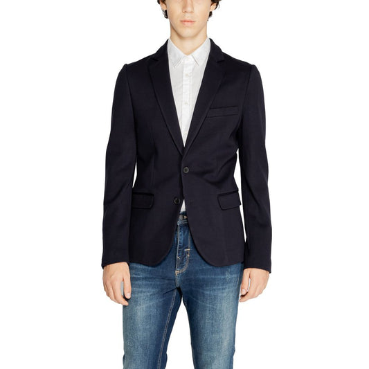 Antony Morato Blauer Viskose-Blazer