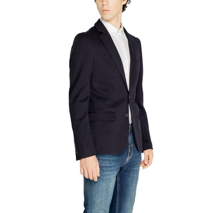 Antony Morato Blauer Viskose-Blazer