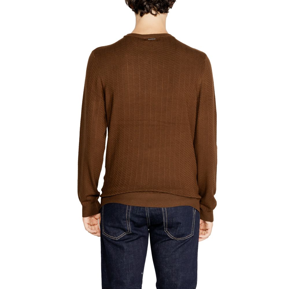 Antony Morato Brauner Viskosepullover