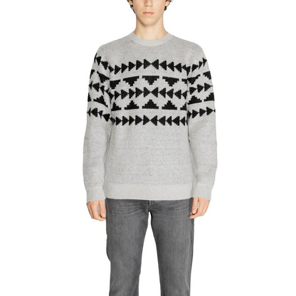 Grauer Marabou-Pullover von Antony Morato