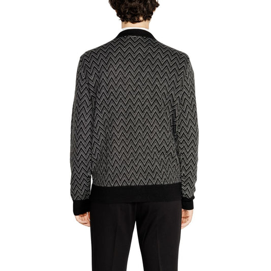 Antony Morato – Schwarze Mohair-Strickjacke