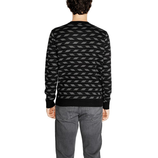 Antony Morato Schwarzer Marabou-Pullover