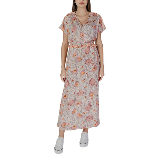 B.Young Multicolor Cotton Long Dress