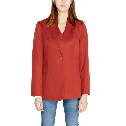 Vero Moda – Roter Polyester-Blazer