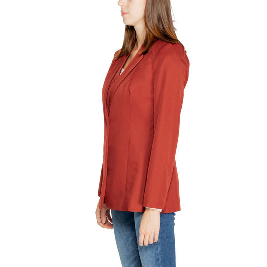 Vero Moda – Roter Polyester-Blazer