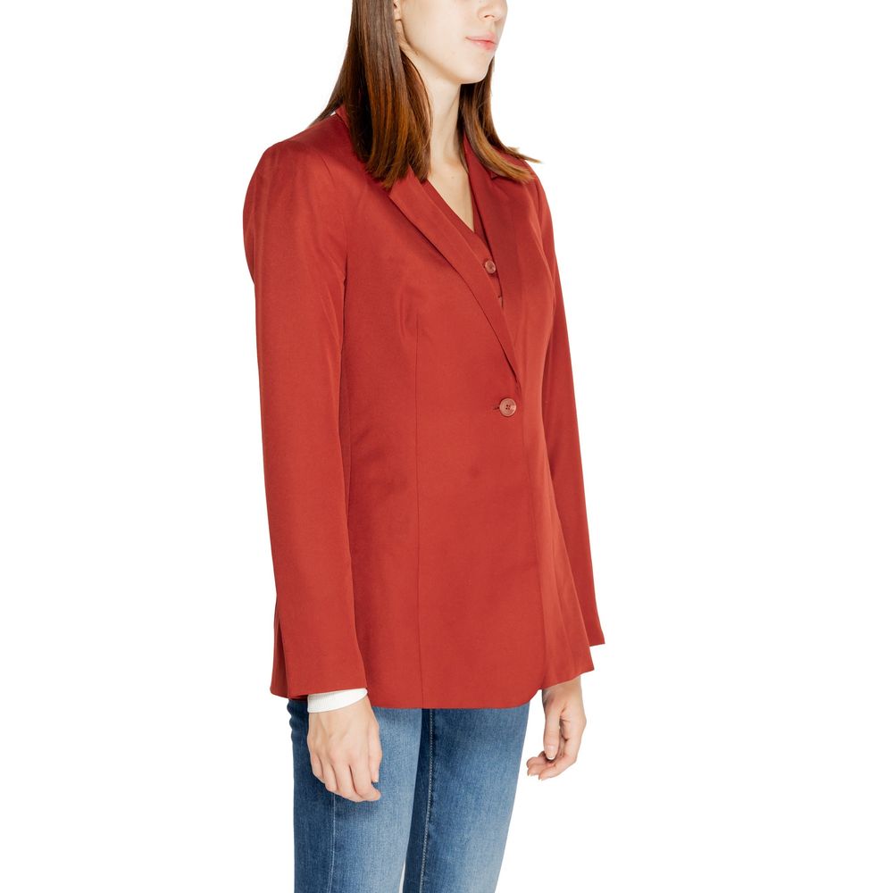 Vero Moda – Roter Polyester-Blazer