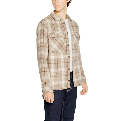 Hamaki-Ho Beige Polyesterhemd