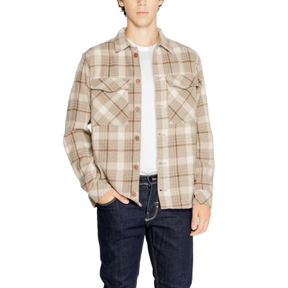 Hamaki-Ho Beige Polyesterhemd