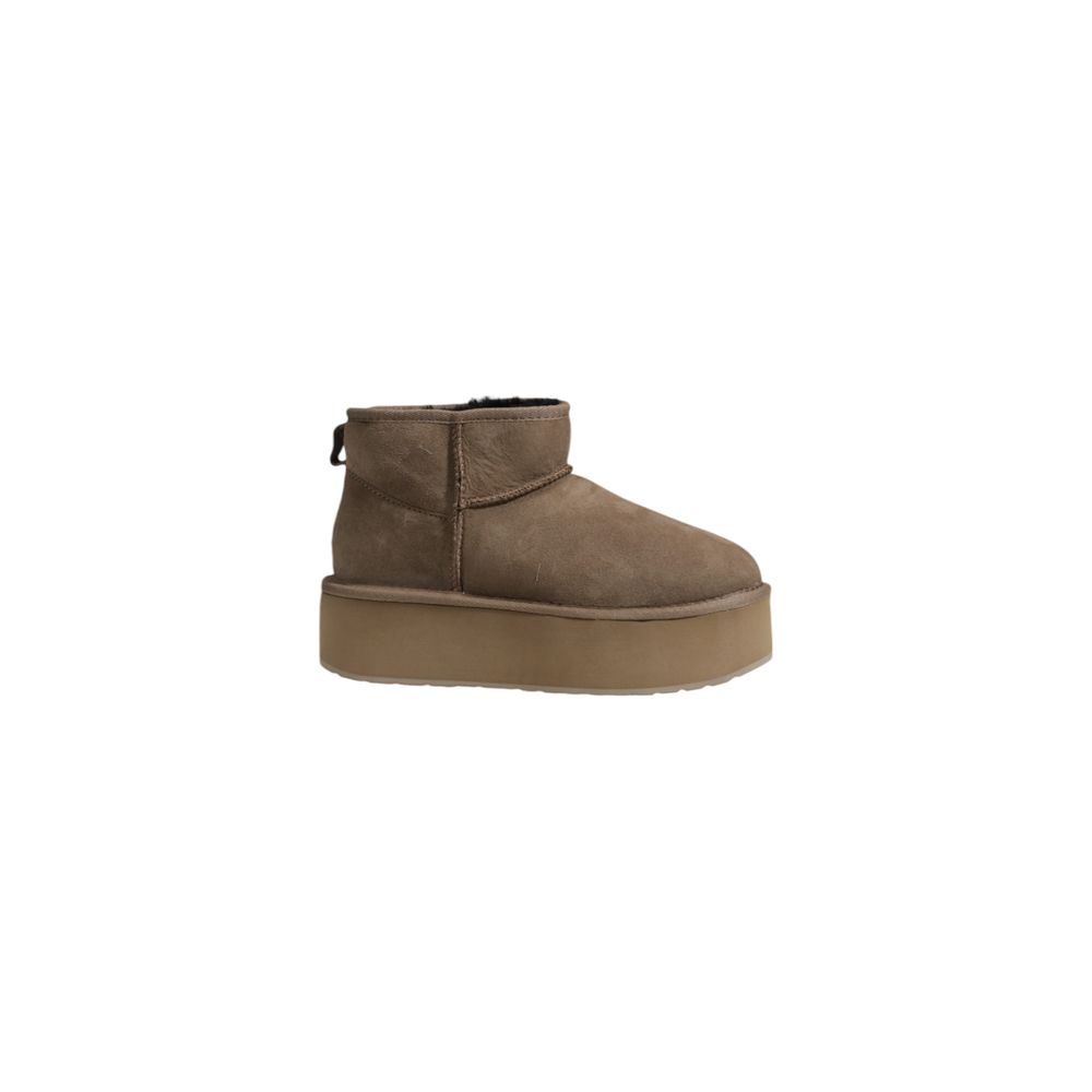 EMU Australia Beige Lederstiefeletten