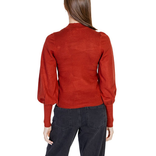 Vero Moda – Rote Viskose-Sportbekleidung