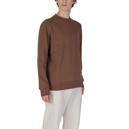 Underclub Brown Cotton Sweatshirt