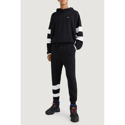 Tommy Hilfiger Jeans Black Cotton Joggers (Workout Pants)