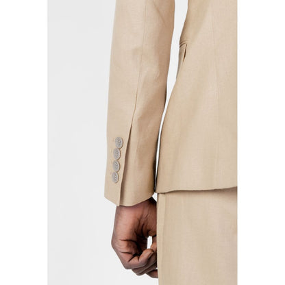 Antony Morato Beige Leinenblazer