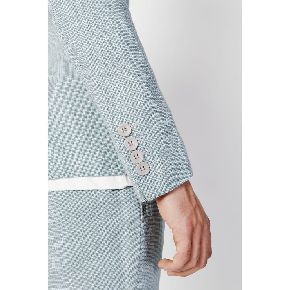 Antony Morato Grüner Leinenblazer