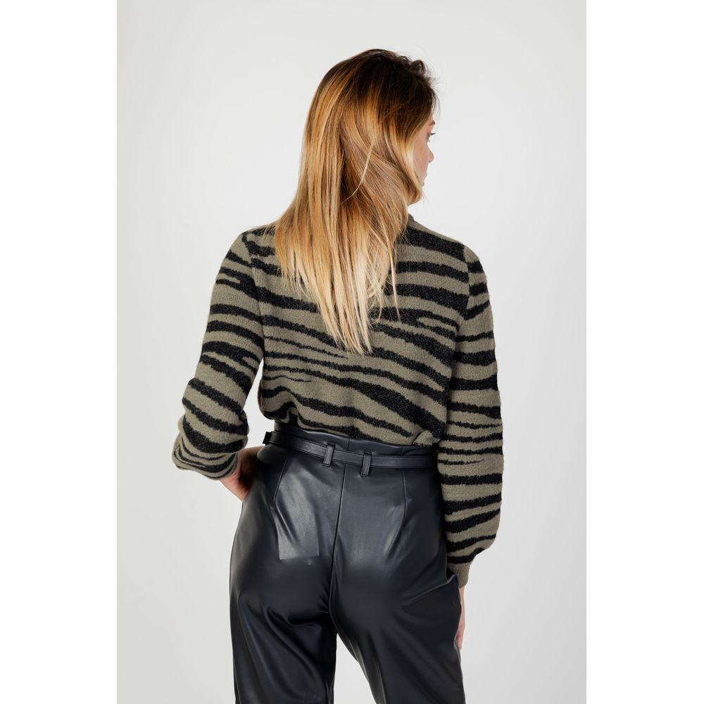 Jacqueline De Yong Green Nylon Sweatshirt