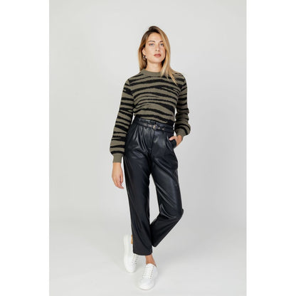 Jacqueline De Yong Green Nylon Sweatshirt