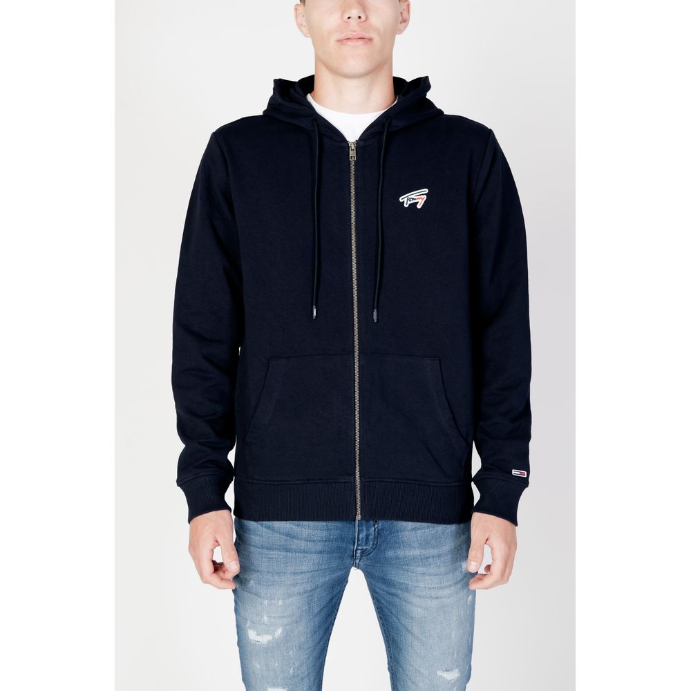 Tommy Hilfiger Jeans – Kapuzenpullover aus Bio-Baumwolle, Blau
