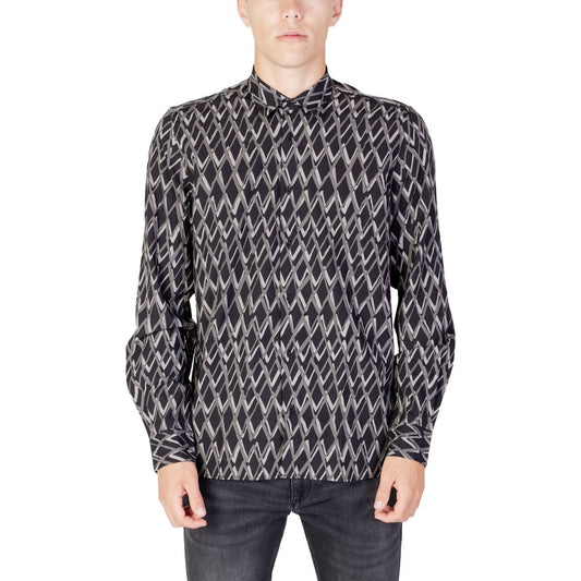 Schwarzes Baumwollhemd von Antony Morato